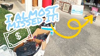 I Nearly Walked Past These YARD SALES SCORES!!