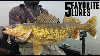 TOP 5 Spring Walleye Lures!