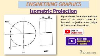 Isometric Drawing//Isometric Projection// Engineering Graphics//Engineering Drawing