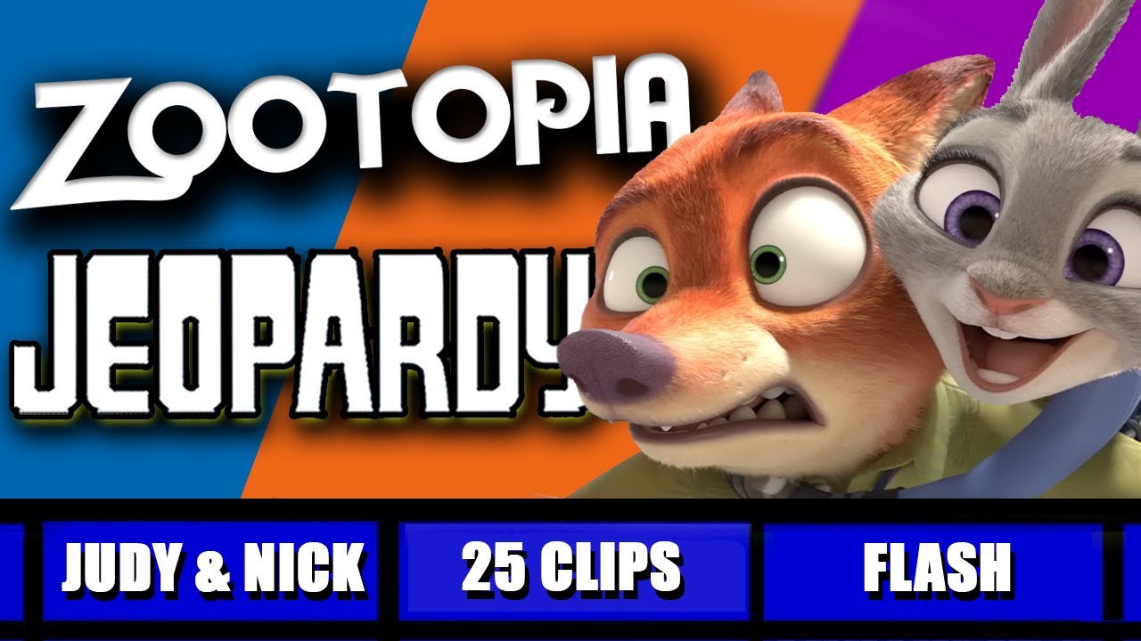 Disney Zootopia Jeopardy