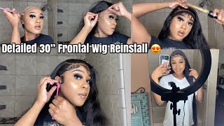 Detailed How To Reinstall Your Wig Like A Pro!! 😍🥵 Ft Yolissa Hair