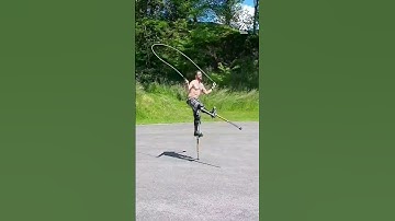 Evoking wonder and amazement with seamless stilt acrobatics.