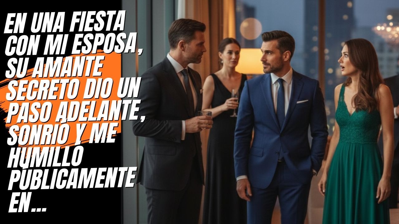 La forma en que sonrió en la fiesta me dijo que no era un extraño para mi esposa.