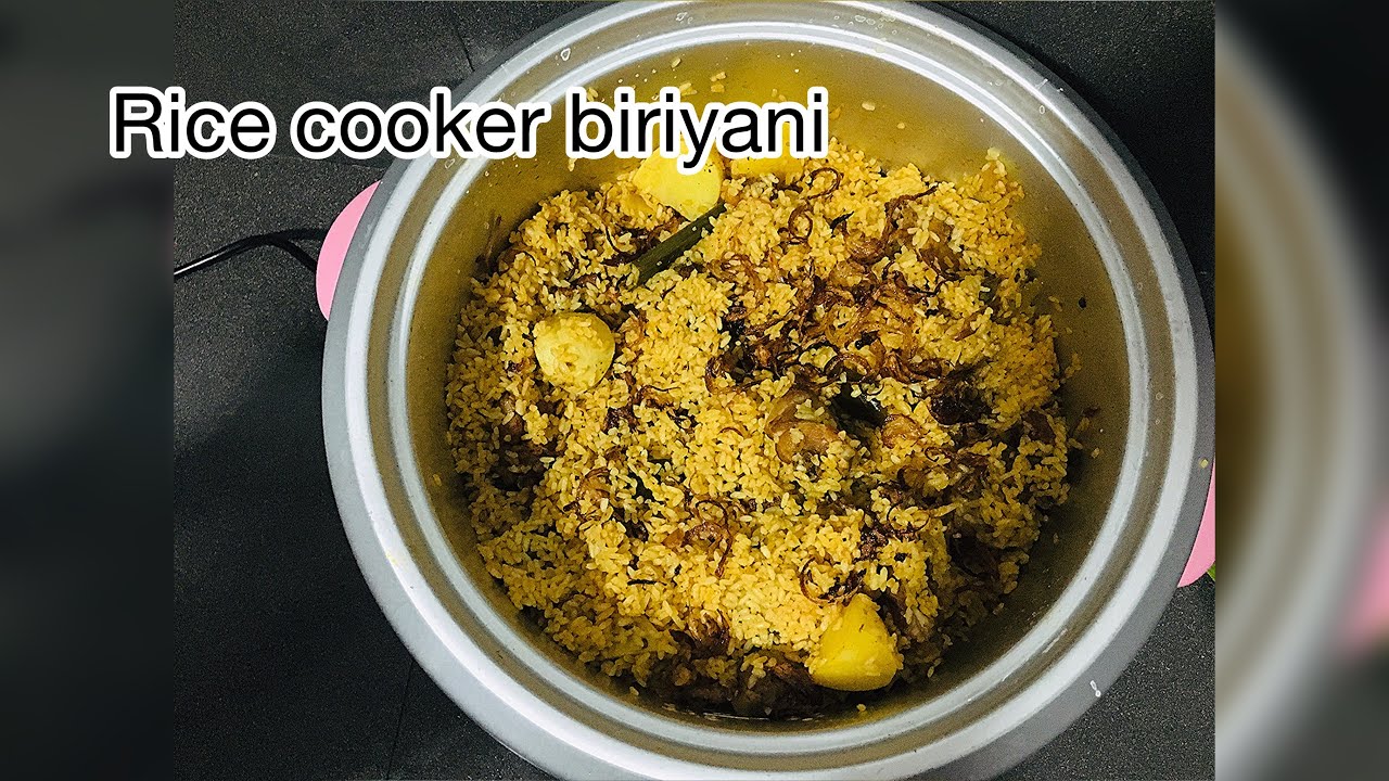 Chicken biriyani | electric rice cooker - YouTube