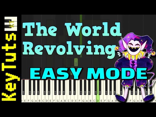The World Revolving from Deltarune - Easy Mode [Piano Tutorial] (Synthesia)