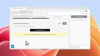 How to create PDFs on automation using PDFOutput (Step - 2) | Add Google Document