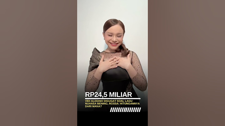 Rossa: Hitungannya dari Mana? Vidi Aldiano Digugat Rp24,5 Miliar Soal Lagu Nuansa Bening,