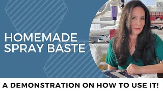 How to Use Homemade Spray Baste