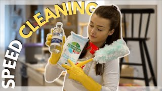 SPEED CLEANING 🧹🧽 STÄDAR UT JULEN 2021 (Eng Sub)