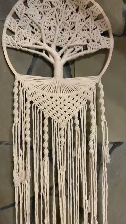 Панно «Древо жизни». #макраме #панно #паннодревожизни #деревожизни ...