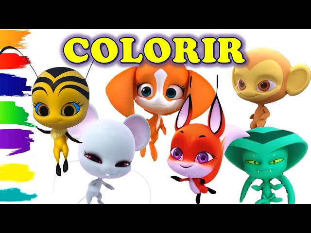 Desenhos da Ladybug para colorir - Bora Colorir