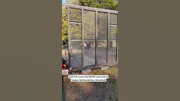 Utility Landscaping Trailer Ramp Build Fold Down