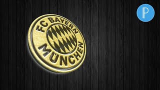 Bayern Munchen 3D logo  tutorial // PixelLab