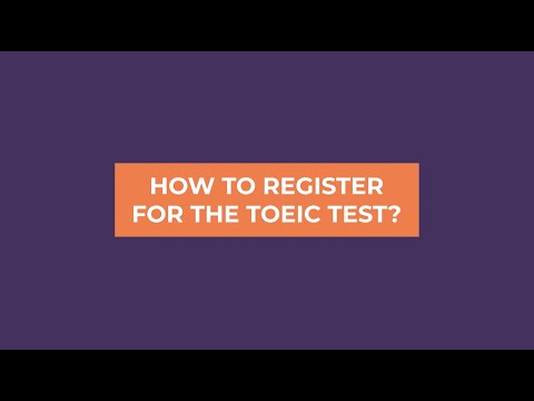 How To Register For The TOEIC Test?