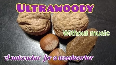 wood turning  a nutcracker for a woodworker