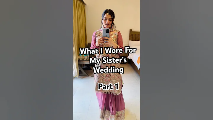 What I wore for my sister’s wedding♥️Stay tuned for Part 2 #wedding #bridesmaids #weddinglook #love