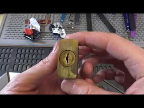 (291) Picking & Gutting an American A30 Double Sided Wafer Lock - YouTube