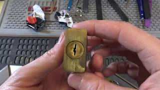 (291) Picking & Gutting an American A30 Double Sided Wafer Lock