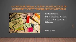 BMK 321: Marketing Research Final Presentation