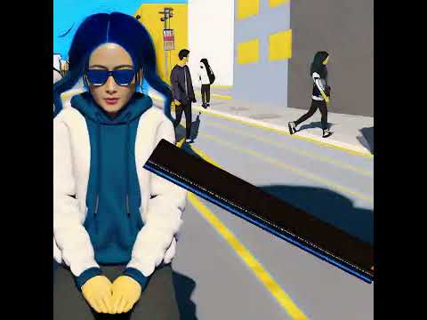 Waiting girl with