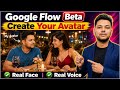 Google Flow Beta में अपना Real Face Avatar कैसे बनाएं? | Real Face + Real Voice AI Video