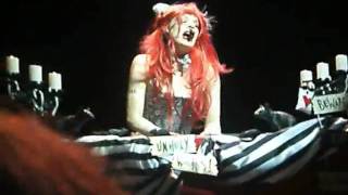 Emilie Autumn and her instruments Munich 17.02.10 ampere
