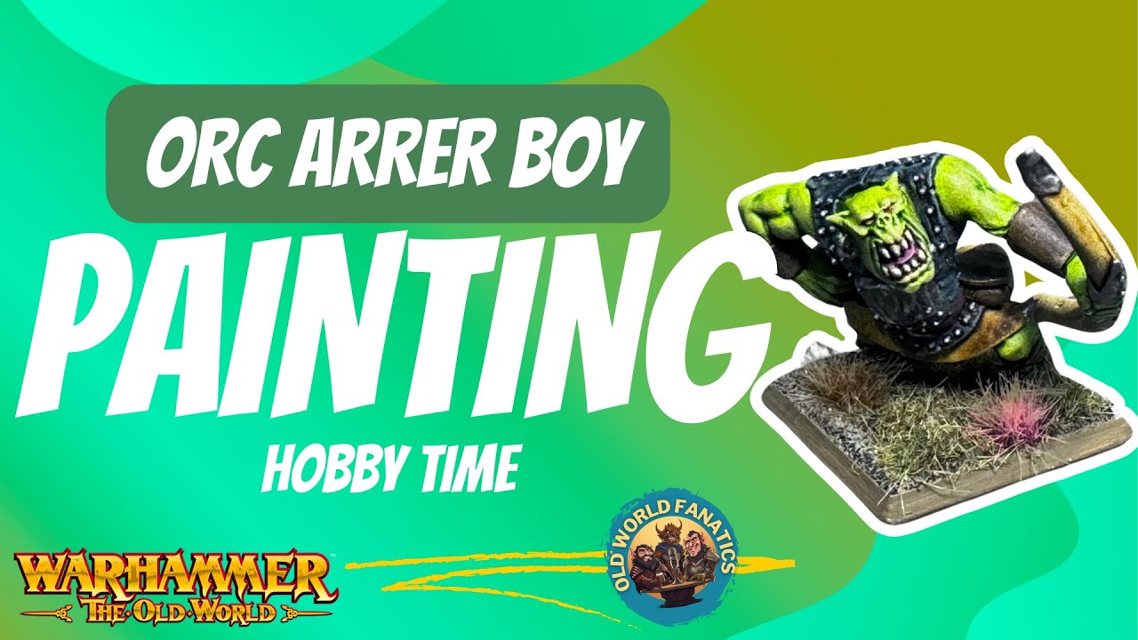 Painting an Orc Mobs Arrer Boy - Warhammer The Old World