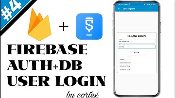 HOW TO MAKE ONE DEVICE USER LOGIN IN SKETCHWARE USING FIREBASE AUTHENTICATION+DATABASE | 😏