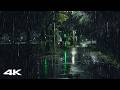 Goodbye Insomnia with Heavy Rain & Thunderstorm at Night, Fall Asleep Instantly with Rain ASMR