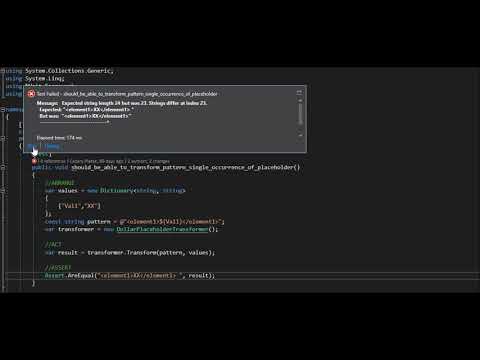 Run Unit Test via code lens in Visual Studio - YouTube