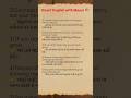 22 April 2026 | English speaking practice | English vocabulary | Daily Use English Sentences #shorts