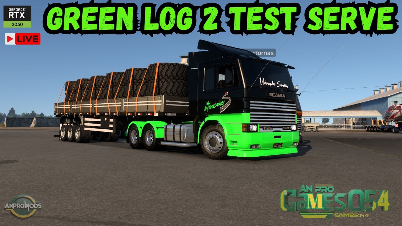 COMBOIO GREEN LOG VAMOS ENTREGAR NA FABRICA DE PENEUS DE TRATOR