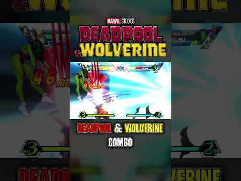 Deadpool & Wolverine was ️‍🔥️‍🔥️‍🔥 had to make a combo #deadpool #wolverine #umvc3 #marvel #combo