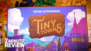 Tiny Towns Bordspel - 2 Minute Review Nl 4K