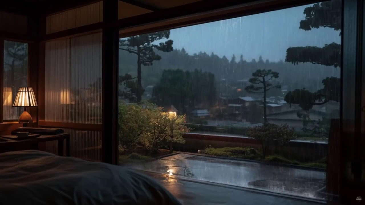 Cozy Rainy Night ASMR: Instantly Melt Stress & Unlock Your Deepest Sleep Tonight 🌧️