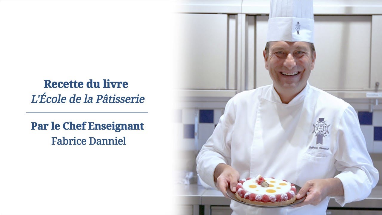 Tropical Fruit Tart with Raspberries from Pastry School book