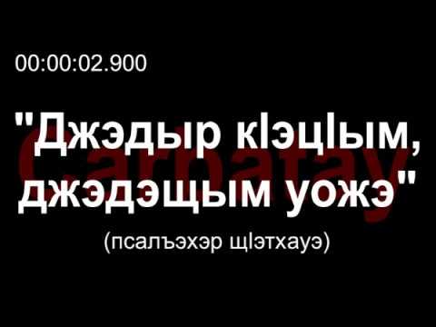 Адыгэ уэрэд карина
