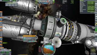 Land on the Moon, dock/park with another vessel and get back to Kerbin