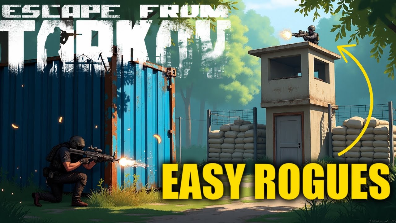 How to easily fight the Lighthouse Rogues Solo - Escape from tarkov ...