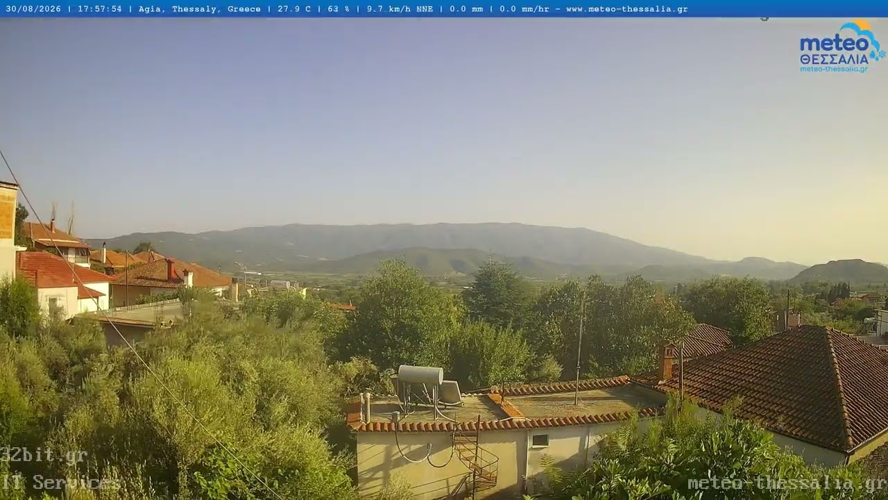 🐙 30-Αυγούστου-2026, Κάμερα Αγιάς Timelapse, Timelapses.gr 🇬🇷