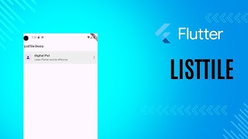 ListTile Widget in Flutter - Code With Examples