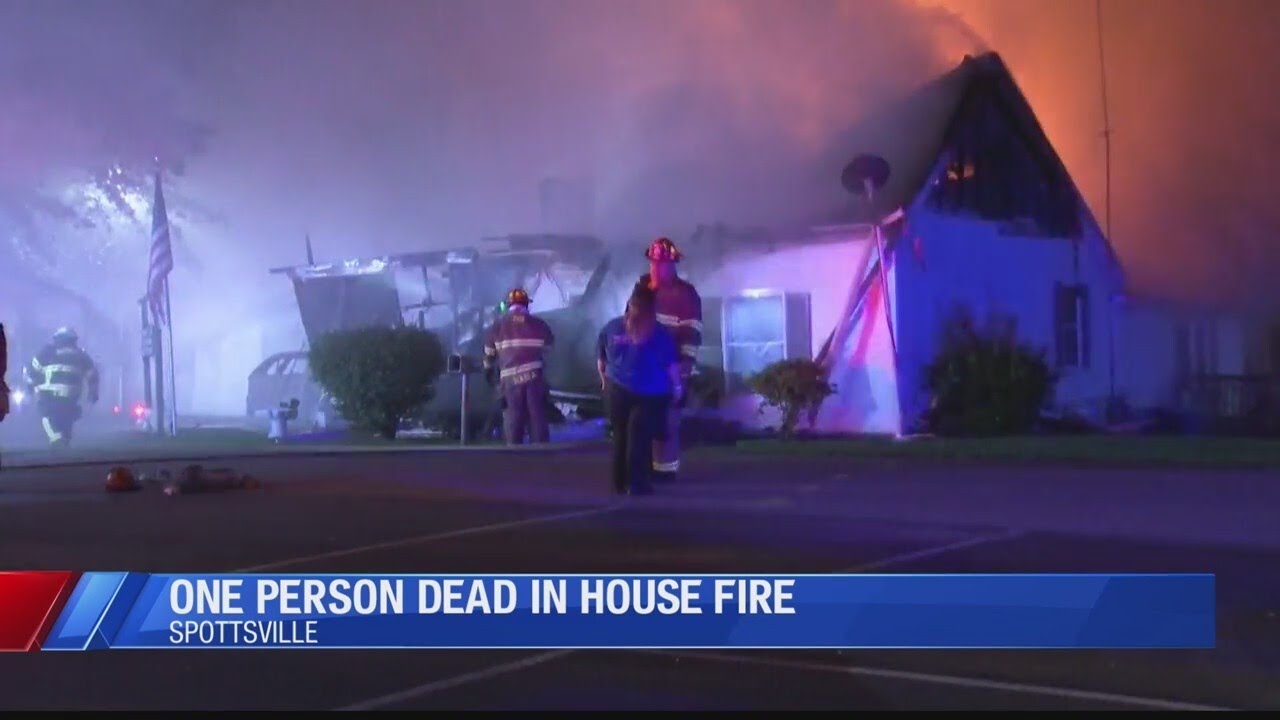 One person dead in house fire - YouTube