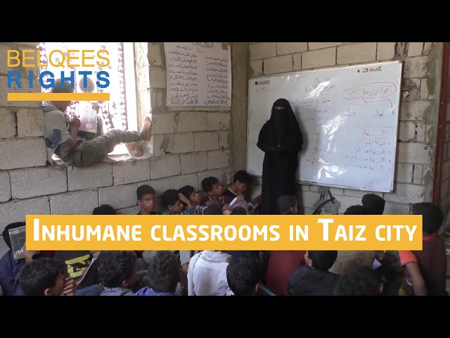 Students struggle to study in public schools lacking basic facilities in Taiz
