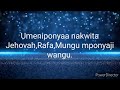 MAJINA YOTE MAZURI Lyrics By Dieumercie ft. Naomi Mugiraneza