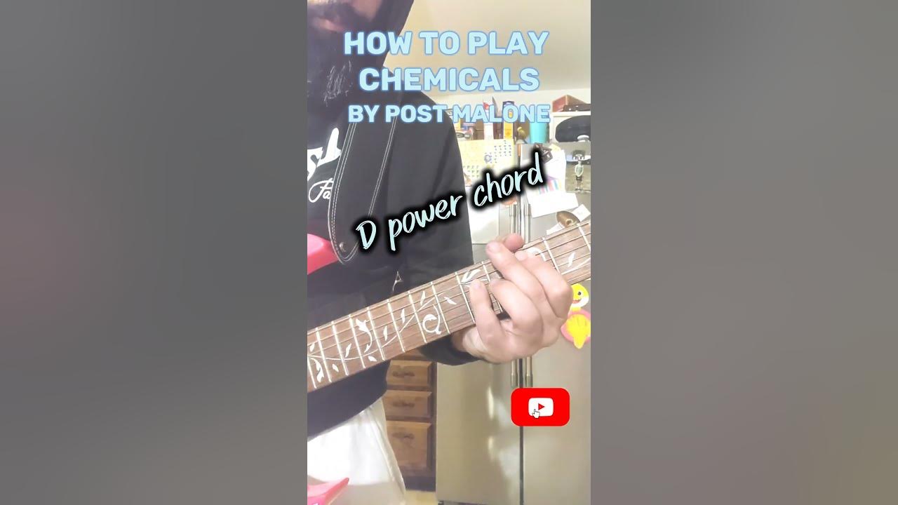 How to play Chemicals by Post Malone on guitar. #shorts #guitar #music #guitarlesson #postmalone