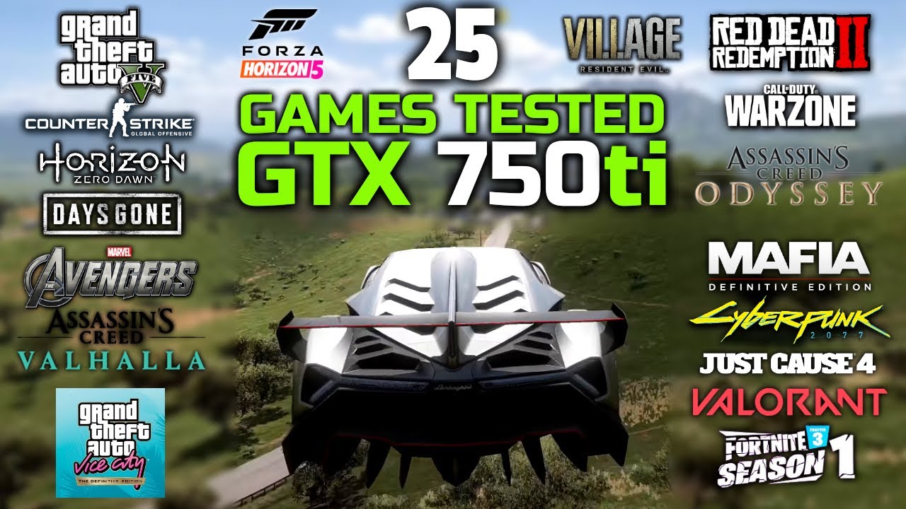 Gtx 750 Ti In 21 25 Games Tested Youtube