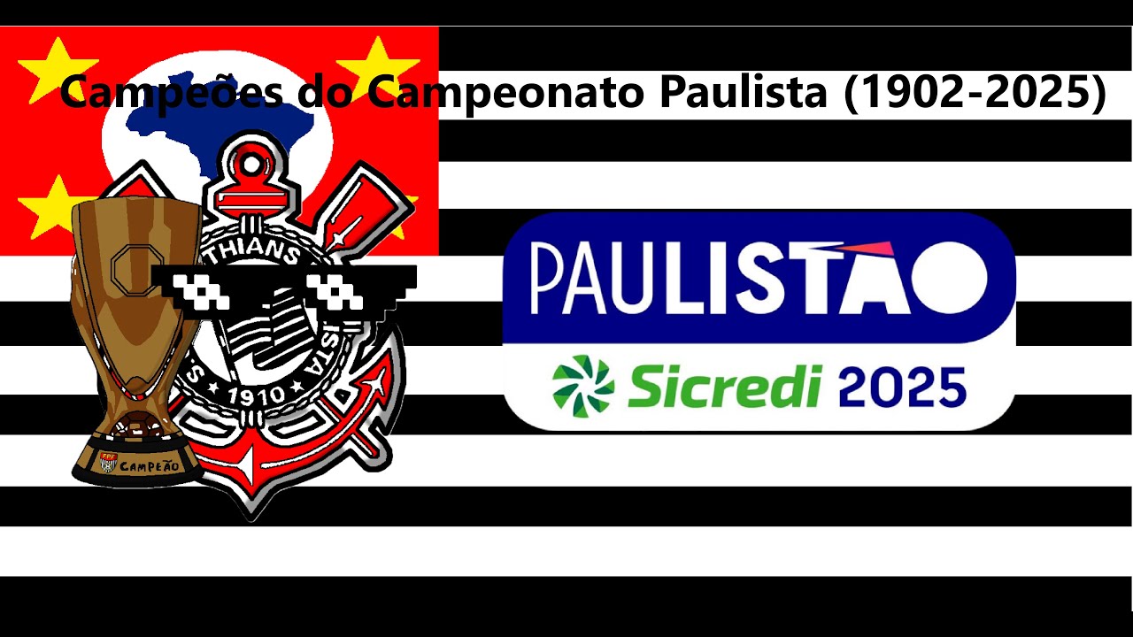 Campeões do Campeonato Paulista (1902-2025) Paulistão