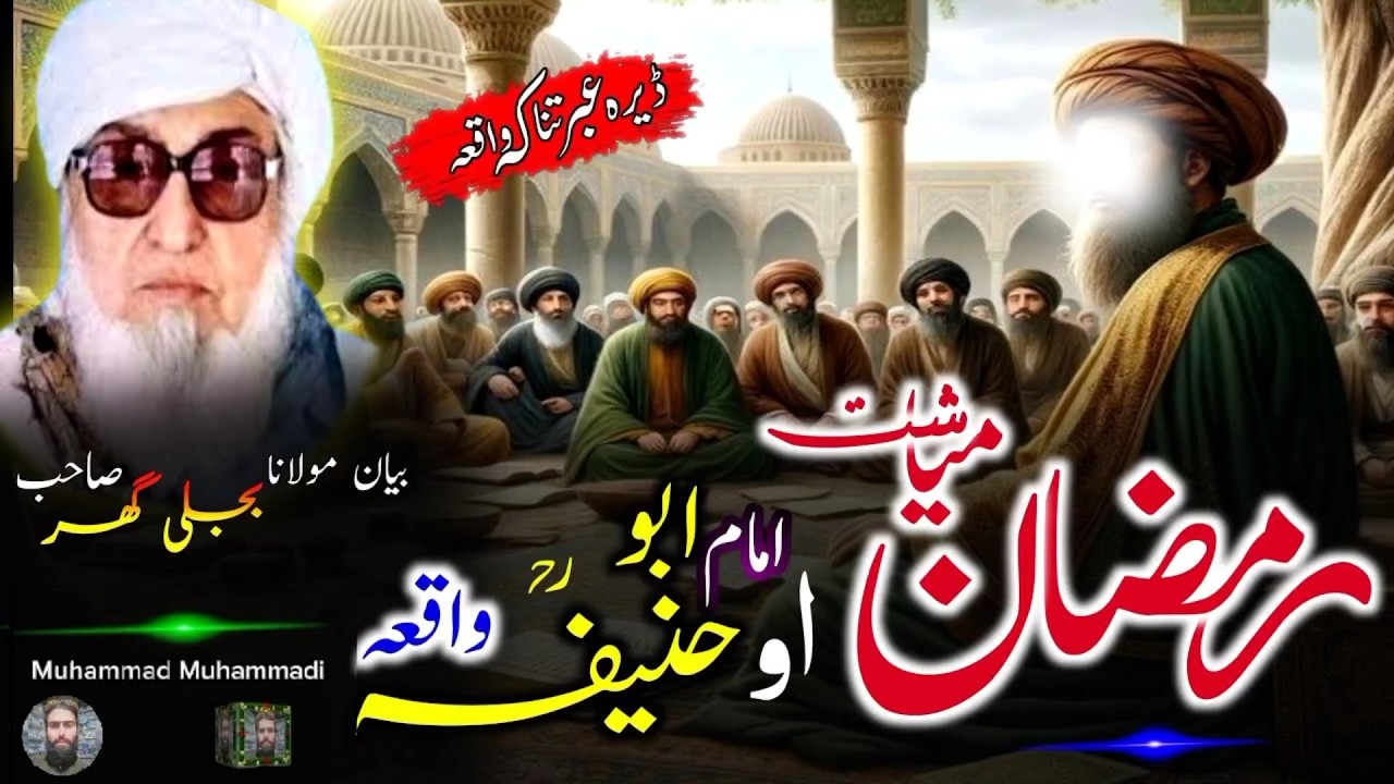 Maulana Bijligar Ramadan Pashto Bayan | Bijligar Mola | د رمضان میاشت او امام ابو حنیفه
