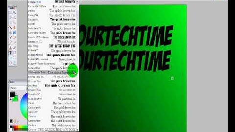 how to make a logo with paint net