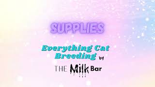 Supplies Needed for Cat Breeding